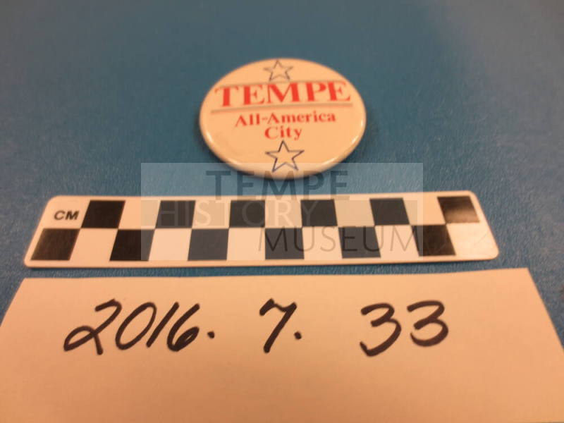 Tempe All America City Button