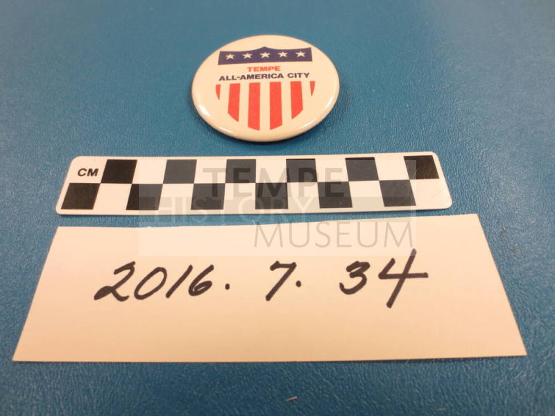 Tempe All-America City Button