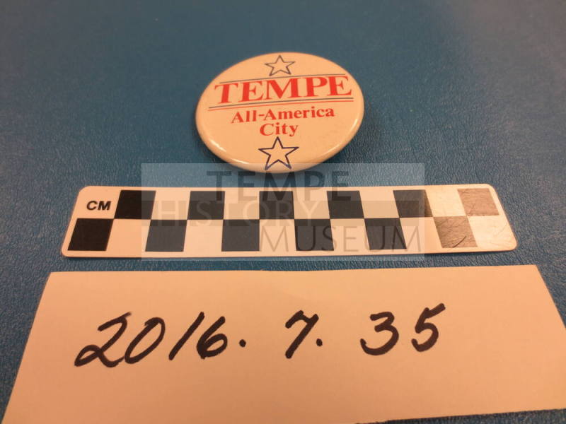 Tempe All America City Button