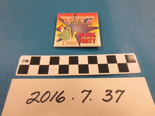 Fiesta Bowl Block Party Button  1995