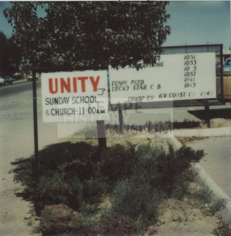 Unity Sunday School and Church - 1057 West University Drive, Tempe, Arizona