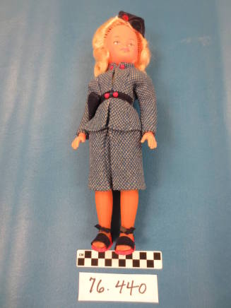 Doll, 1940s Period Dress