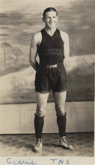 Cedric Austin in Sports Uniform for Tempe Normal School