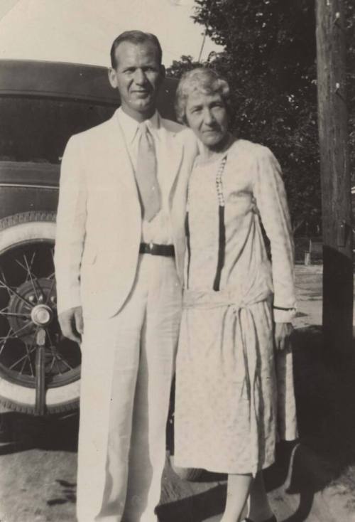 Georgia Hendrix Austin with Son Harold