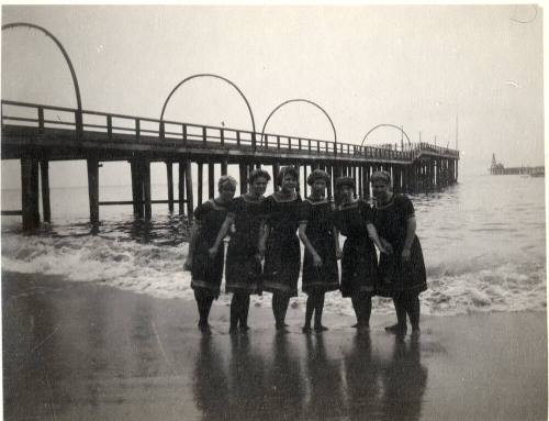 Local Girls at the beach on Road Trip to California
