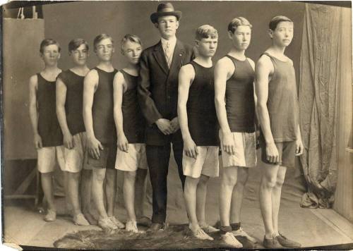 Tempe Normal School Basketball Team Including Harold Austin
