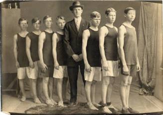Tempe Normal School Basketball Team Including Harold Austin