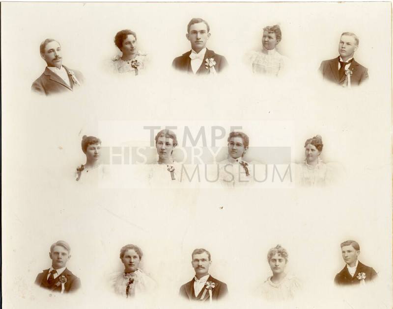 Tempe Normal School Graduating Class 1896 Including Georgia Hendrix