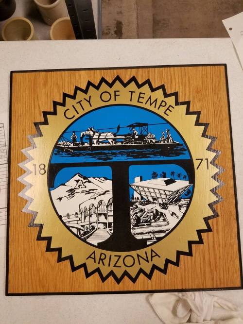 City of Tempe Plaque