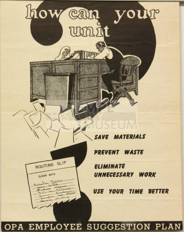 OPA Employee Suggestion Plan Poster