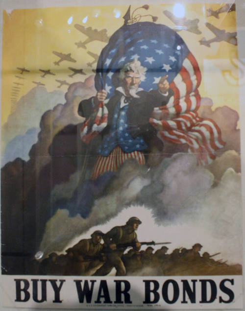 Buy War Bonds ( image with Uncle Sam)
