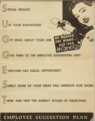 Employee Suggestion Plan Poster