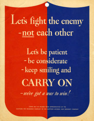 Let's Fight the Enemy - Not Each Other