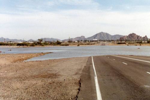 Salt River 1988 Flood Looking North