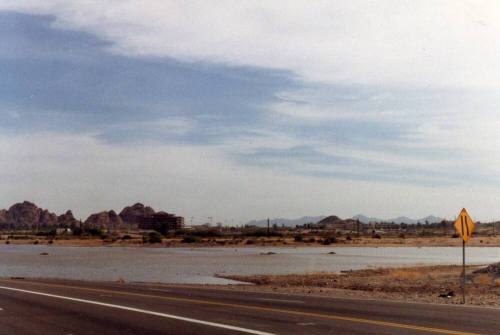 Salt River Flooding at Priest Drive 1988