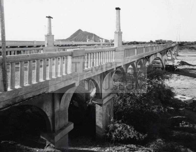 Ash Avenue Bridge North Abatment Spans and Decorative Panels
