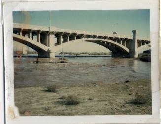 Salt River Flood at Ash Avenue Bridge
