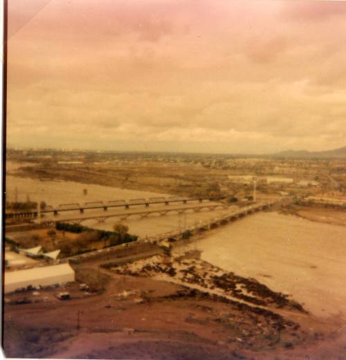 Salt River Flood From Tempe Butte