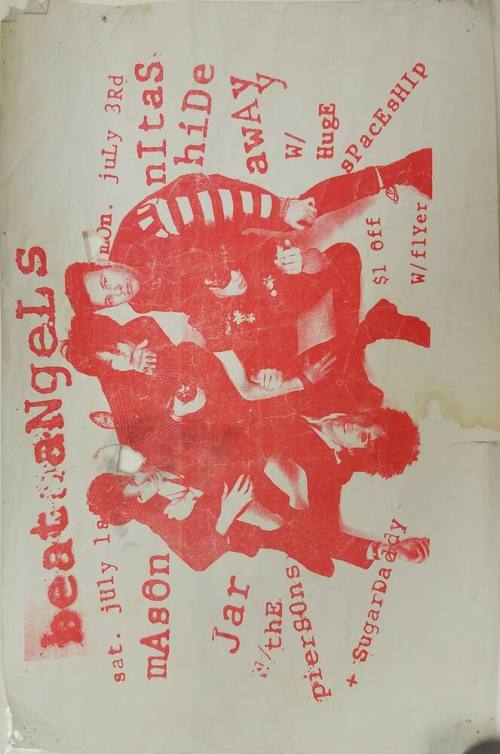Poster for Beat Angels Concert at The Mason Jar