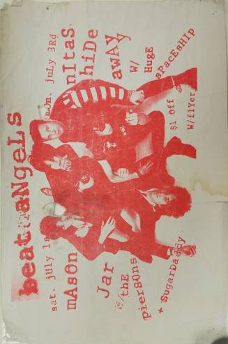 Poster for Beat Angels Concert at The Mason Jar
