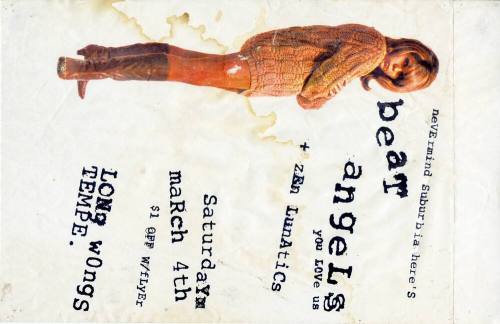 Beat Angels Poster for Concert at Long Wongs in Tempe