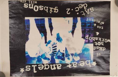 Beat Angels Poster for Concert at Gibsons on Mill Avenue