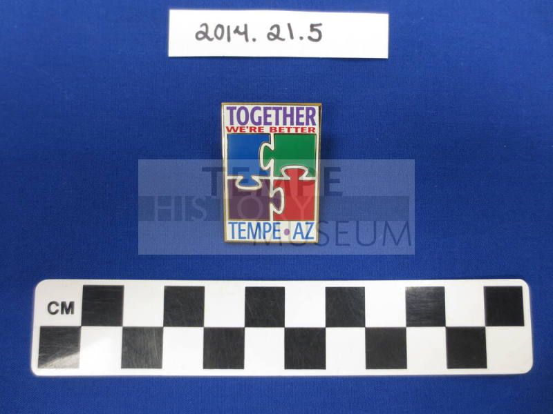 Lapel pin, Together We're Better