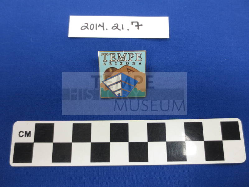 Lapel pin, Tempe, Arizona.