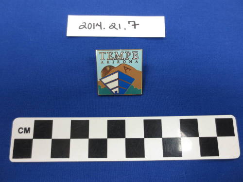 Lapel pin, Tempe, Arizona.