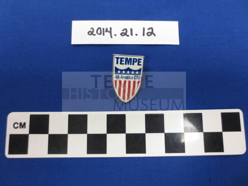 Lapel pin, Tempe: All-America City