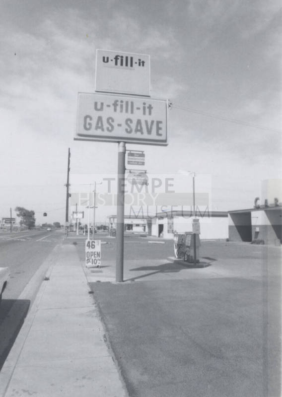 U-Fill-It Gasoline Station - 1336 West University Drive, Tempe, Arizona