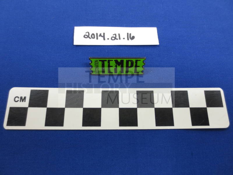 Lapel pin, Destination: Tempe