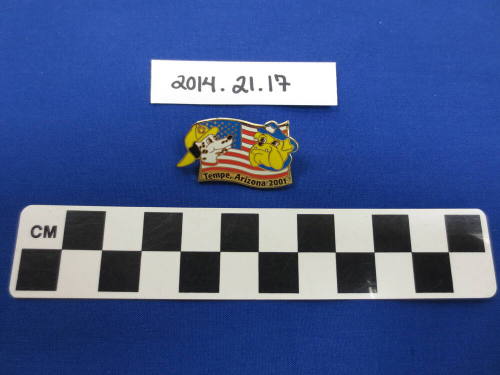 Lapel pin, Tempe, Arizona 2001