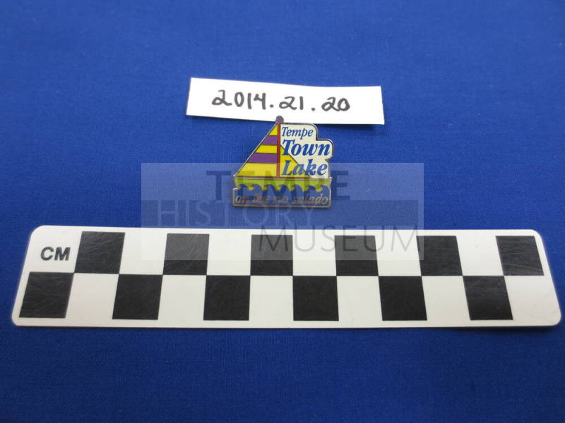 Lapel pin, Tempe Town Lake
