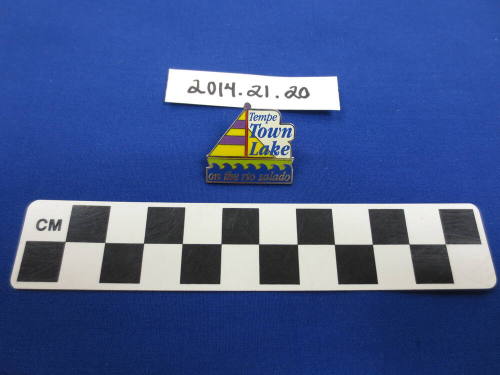 Lapel pin, Tempe Town Lake