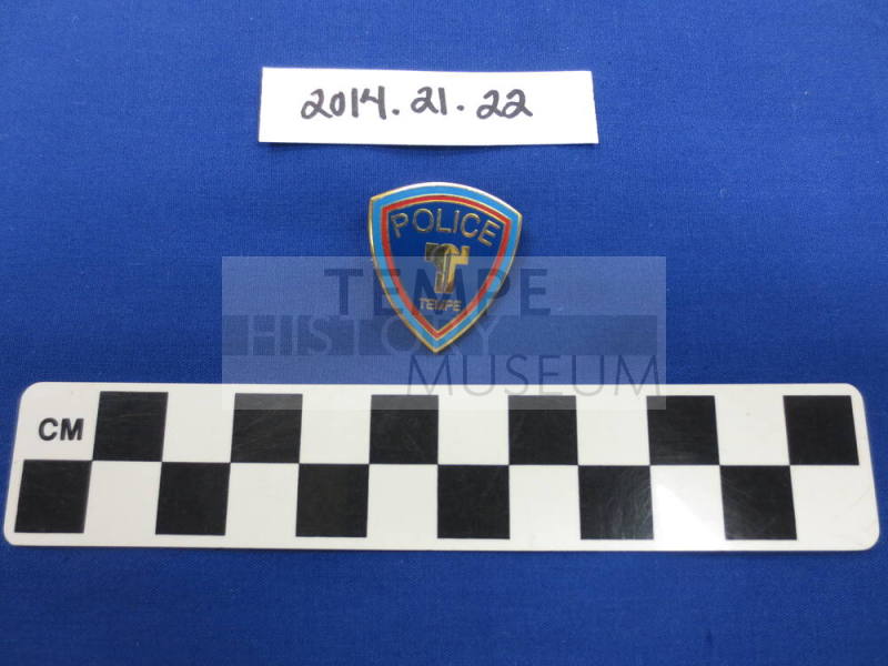 Lapel pin, Tempe Police