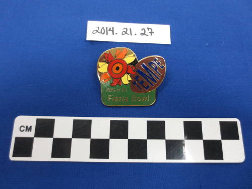 Lapel pin, Tempe: Home of the Fiesta Bowl