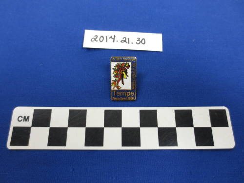 Lapel pin, Fiesta Bowl Tempe 1988