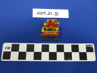 Lapel pin, Tostitos Fiesta Bowl Media 1997