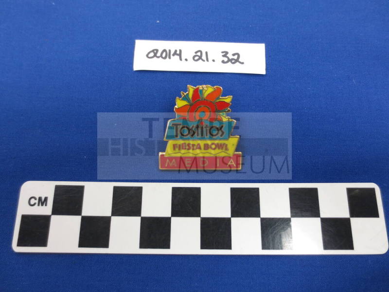 Lapel pin, Tostito's Fiesta Bowl Media