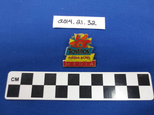 Lapel pin, Tostito's Fiesta Bowl Media