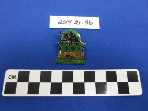 Lapel pin, 1997 Superbowl