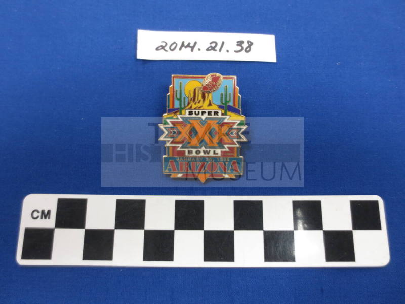 Lapel pin, 1996 Superbowl