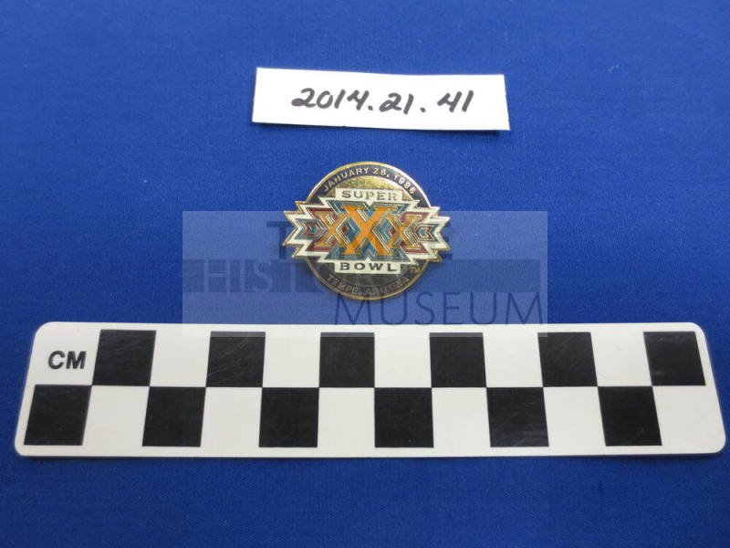 Lapel pin, Superbowl 1996