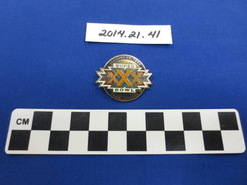 Lapel pin, Superbowl 1996