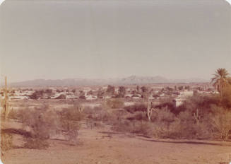 Superstition Mountains from Curry Road, 1976