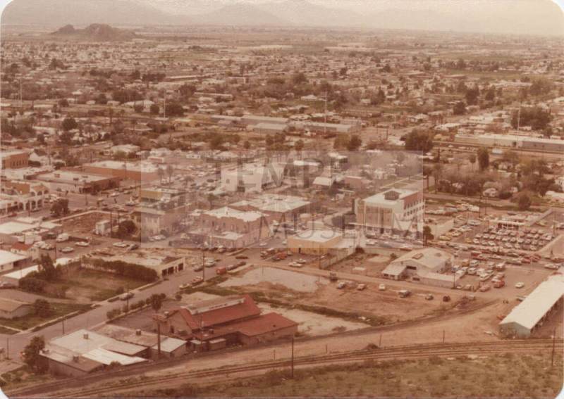 Tempe from Hayden Butte, 1978