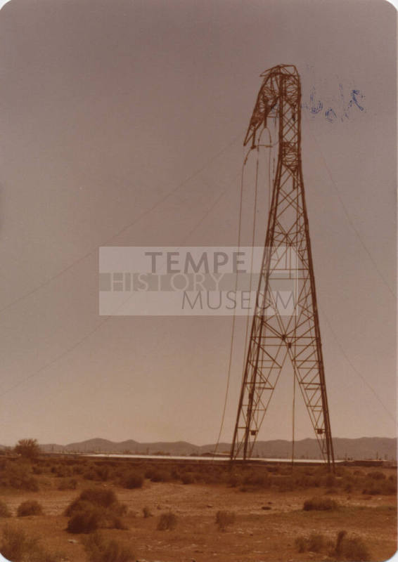 Salt River Flood Damaged Transmission Tower