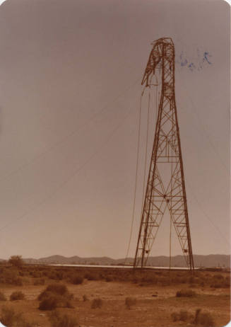 Salt River Flood Damaged Transmission Tower