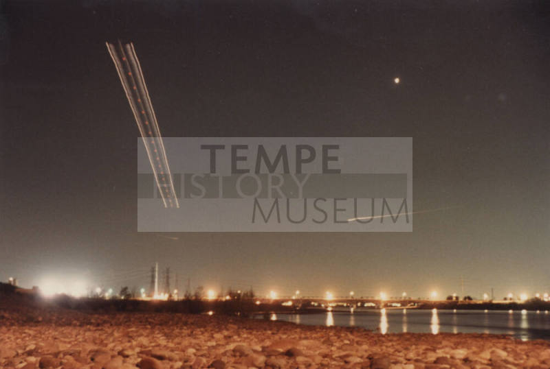 Mill Avenue Bridge from Scottsdale Road Bridge, 1985